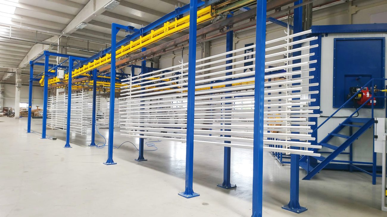 Powder coating curing and quality control at EAS